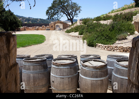 Sonnenstein Weinberge und die Kellerei befindet sich 30 Minuten nördlich von Santa Barbara in Santa Ynez Valley Stockfoto