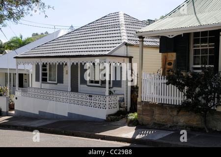 Ein Wohnhaus in Watsons Bay in der Nähe von Sydney in New South Wales, Australien. Stockfoto