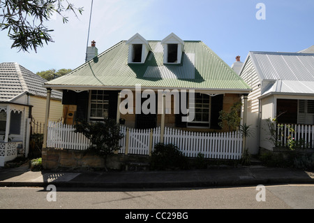 Ein Wohnhaus in Watsons Bay in der Nähe von Sydney in New South Wales, Australien. Stockfoto