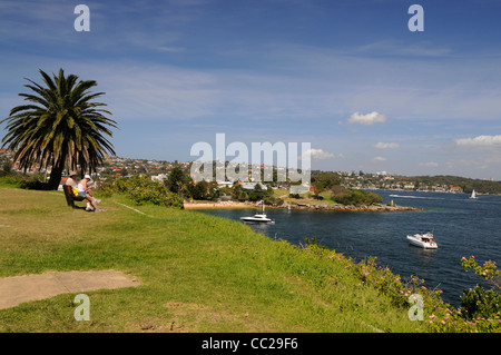 Camp Cove in Watsons Bay in der Nähe von Sydney in New South Wales, Australien. Stockfoto