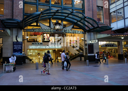 Sydney Central Shopping Mall in Pitt Street, Sydney, New South Wales, Australien Stockfoto