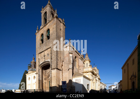 Santiago Kirche, Stadt von Utrera, Provinz Sevilla, Spanien Stockfoto