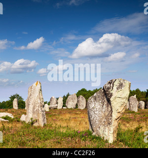 Achsen in Carnac, Bretagne, Frankreich. Stockfoto