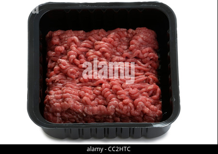 rohes Hackfleisch Rind - diese Probe ca. 20 %f Stockfoto