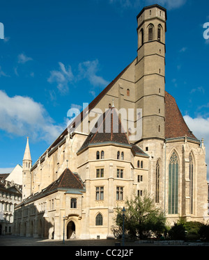 Österreich, Wien 1, Minoritenkirche (13. -15. Jhd.) Ein Gotischer Sakralbau Stockfoto