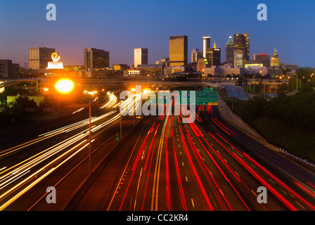 USA, Georgia, Atlanta, Verkehr in der Innenstadt von Stockfoto
