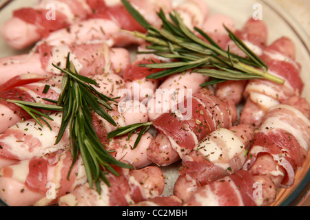 Braten oder Weihnachtsessen Stockfoto