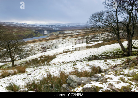 Oberen Nidderdale im winter Stockfoto