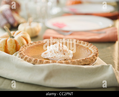 USA, New Jersey, Jersey City, Nahaufnahme von Tischdekoration Stockfoto