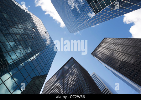 USA, New York State, New York City, modernen Bürogebäuden Stockfoto