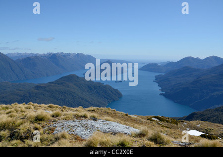 Dusky Sound. Fiordland Nationalpark. Neuseeland. Stockfoto