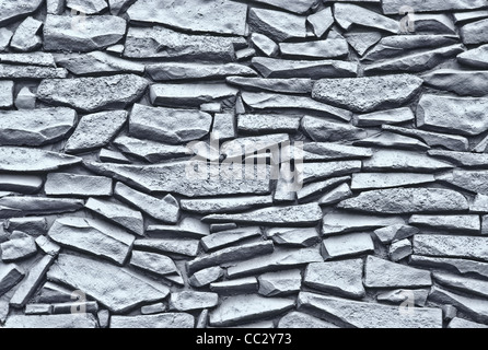 Mexiko, Baja California Sur, Steinmauer Stockfoto