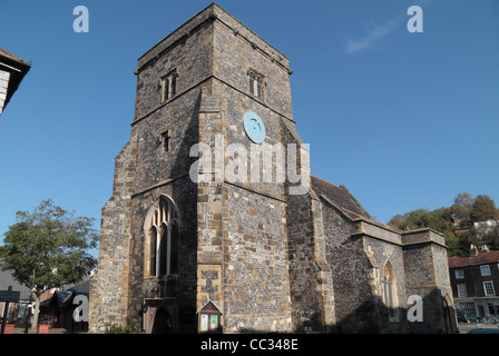 Kirche St. Thomas Becket Kirche in Lewes, East Sussex, UK. Stockfoto