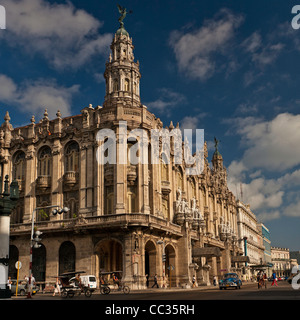 Gran Teatro De La Habana. Ballet Nacional de Cuba und kubanischen Staatsoper beheimatet. Neobarocke Gebäude in Zentral-Havanna, Kuba Stockfoto