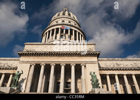 Das Capitolio Nacional Gebäude auf dem Paseo de Marti in Havanna, Kuba Stockfoto