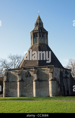 Des Abtes Küche Glastonbury Abbey Somerset Stockfoto