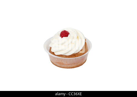 Französische Baba Au Rhum isoliert auf weißem Hintergrund Stockfoto