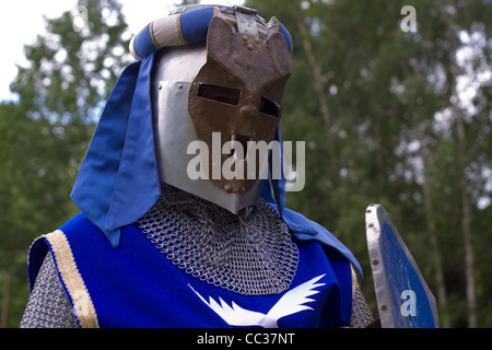 Ritter in amour Stockfoto