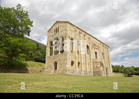 IX. Jahrhundert Kirche Santa Maria del Naranco in der Nähe von Oviedo Stadt in Asturien Stockfoto