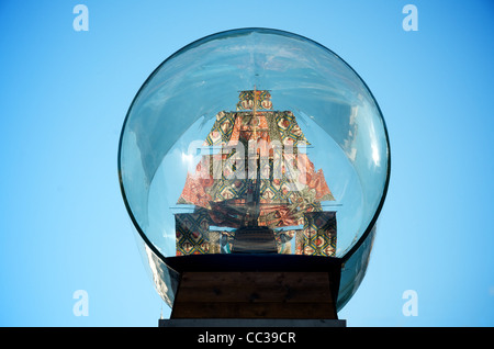 Yinka Shonibares Fourth Plinth in Trafalgar Square 2010-2011 Stockfoto