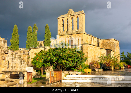 Die Abtei Bellapais, Kyrenia / Girne, Nordzypern Stockfoto