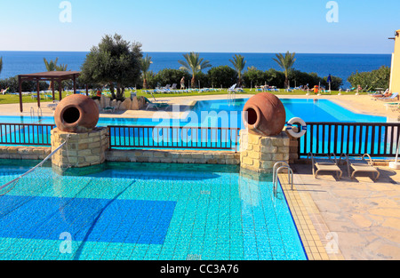 Apartment-Hotel in Paphos, Zypern Stockfoto