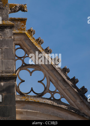 Kloster Batalha Carving details Stockfoto