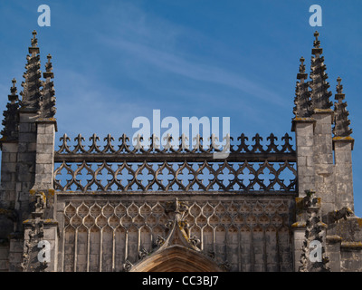 Kloster Batalha Carving details Stockfoto