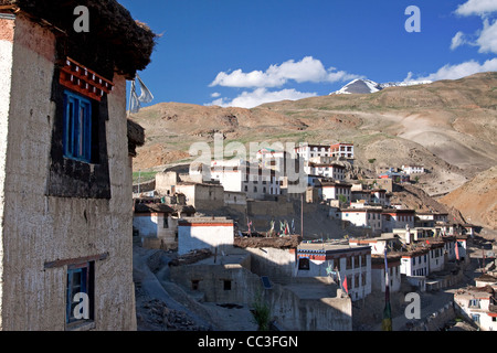 Kibber Dorf im indischen Himalaya Stockfoto