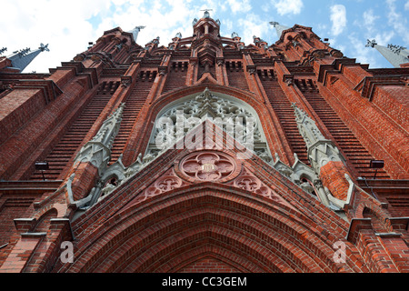 Kathedrale der Unbefleckten Empfängnis der Heiligen Jungfrau Maria in Moskau, Russland. Stockfoto