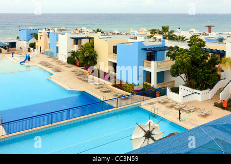 Apartment-Hotel in Paphos, Zypern Stockfoto