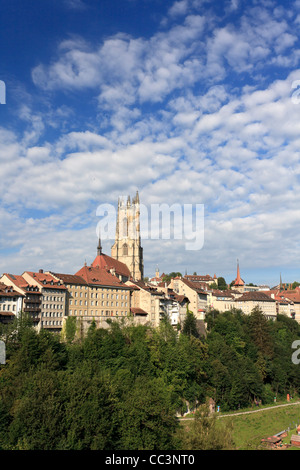 Schweiz, Freiburg, Altstadt Stockfoto