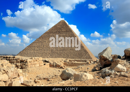 Pyramiden, Gizeh, Ägypten Stockfoto