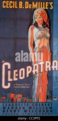 Manifest-Film: Cleopatra, 1934, Regie: Cecil Stockfoto