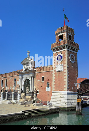 Venezianische Arsenal (Arsenale di Venezia), Venedig, Veneto, Itlaly Stockfoto