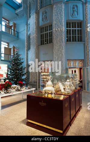 Innenraum der Meissener Porzellan-Museum. Sachsen. Deutschland. Europa Stockfoto