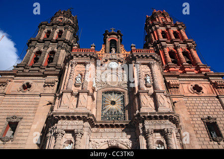 Kathedrale (1730), San Luis Potosí, San Luis Potosi state, Mexiko Stockfoto