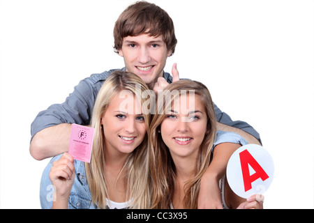 Französischen Führerschein Stockfoto