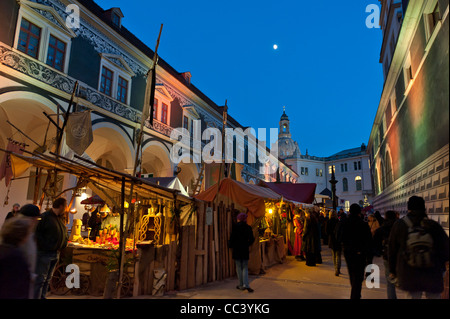 Weihnachtsmarkt in Dresden. Sachsen, Deutschland, Europa Stockfoto