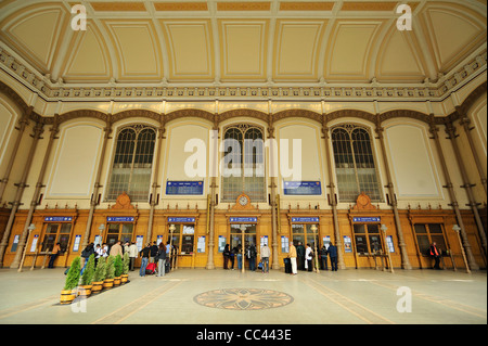 Nyugati Bahnhof, Budapest, Ungarn Stockfoto