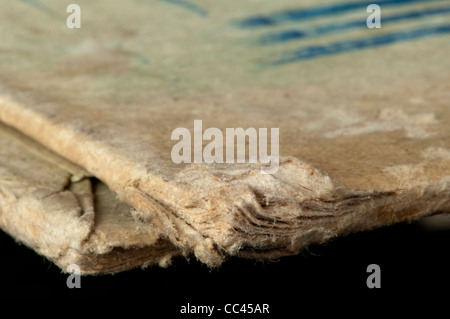 Alten zerfledderte Buchcover Stockfoto