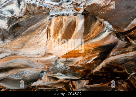 Lavatunnel in der Undara Volcanic Nationalpark - Queensland, Australien Stockfoto