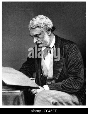 Lord John James Robert Manners 7. Duke of Rutland 1818 1906 englische Staatsmann House Of Lords Ritter des Hosenbandordens Stockfoto