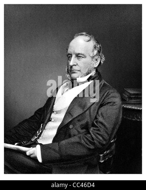 Spencer Horatio Walpole 1898 britischer konservativer Politiker Innenminister Büro Schreibtisch Lesung sitzen Stuhl Stockfoto