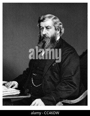 George Ward Hunt 1825 1877 britische konservative Partei Politiker Staatsmann Kanzler Staatskasse ersten Herrn Admiralität Stockfoto