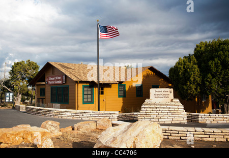 Desert View Besucherzentrum am Südrand des Grand Canyon National Park, Arizona. Stockfoto