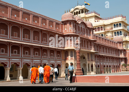 Stadtschloss, Jaipur, Indien Stockfoto