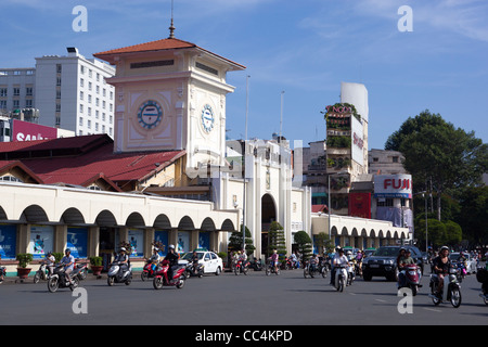 Ben-Thanh-Markt-Ho-Chi-Minh-Stadt Stockfoto