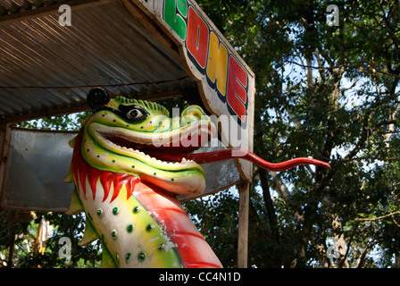 Drachen schießen Stockfoto