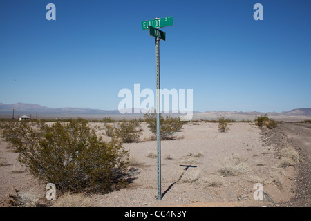 Ludlow Geisterstadt, Kalifornien Stockfoto